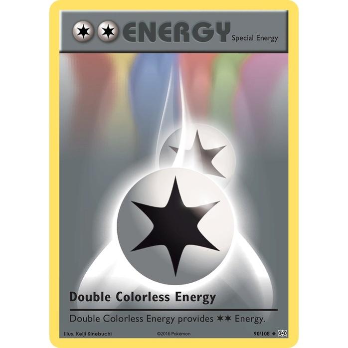 Double Colorless Energy - Evolutions (Uncommon) [EVO-90] English / Near Mint / Normal