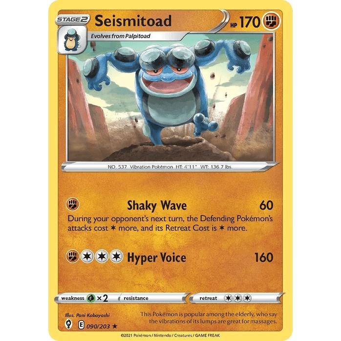Seismitoad - Evolving Skies (Rare) [EVS-90] English / Near Mint / Normal