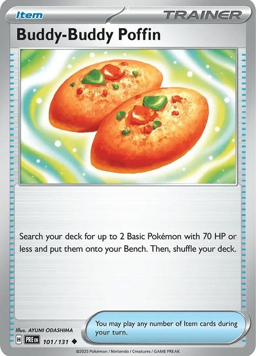 Buddy-Buddy Poffin - Prismatic Evolutions (Uncommon) [PRE-101] English / Near Mint / Normal