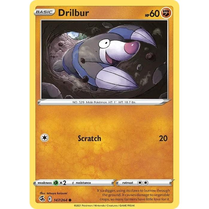 Drilbur - Fusion Strike (Common) [FST-147] English / Near Mint / Normal