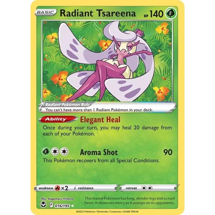 Radiant Tsareena - Silver Tempest (Radiant Rare) [SIT-16] English / Near Mint / Normal