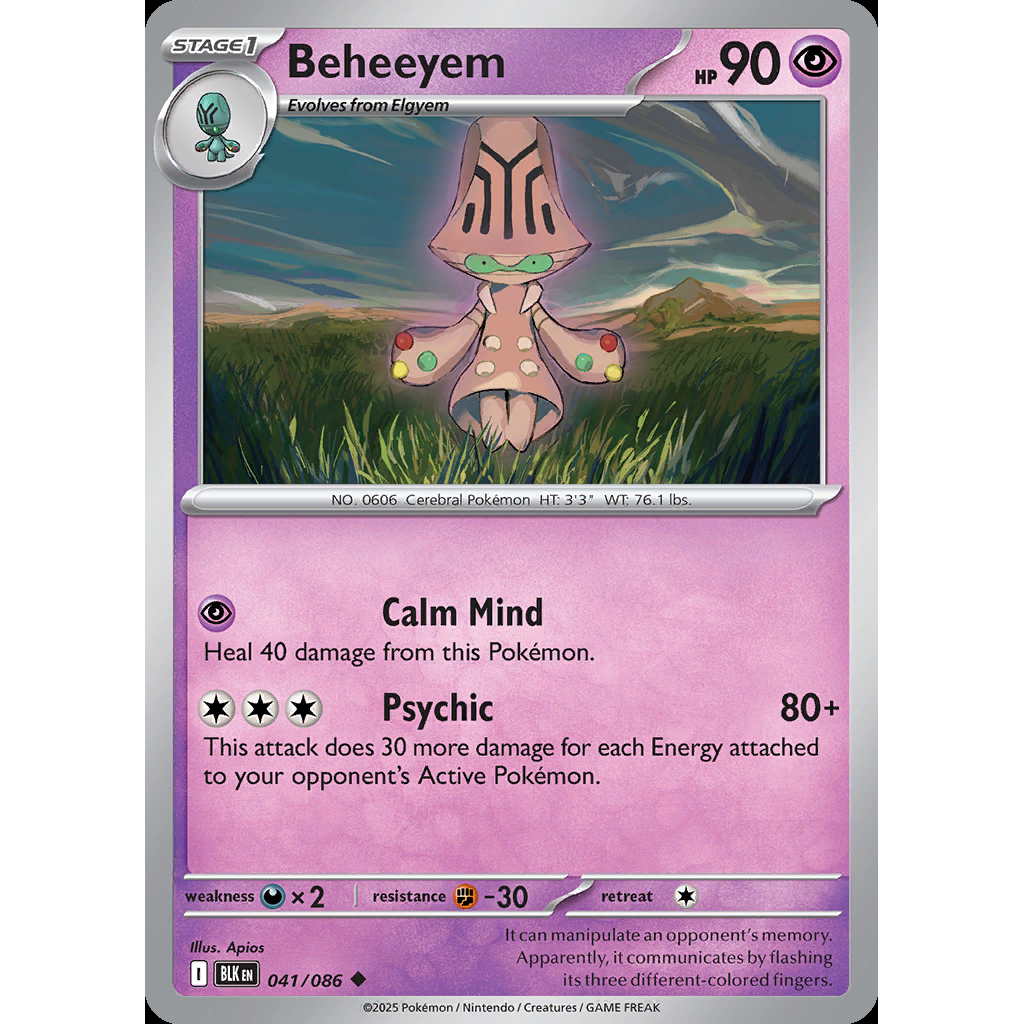 Beheeyem 41/086 - Black Bolt