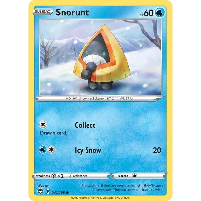 Snorunt - Silver Tempest (Common) [SIT-41] English / Near Mint / Normal