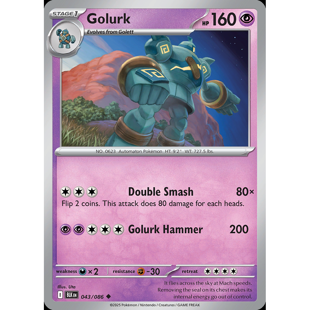 Golurk 43/086 - Black Bolt