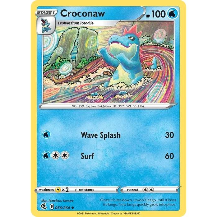 Croconaw - Fusion Strike (Uncommon) [FST-56] English / Near Mint / Normal