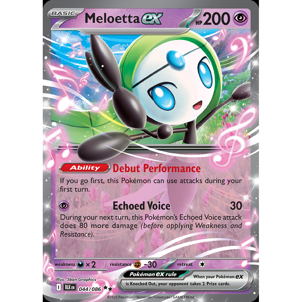 Meloetta ex 44/086 - Black Bolt