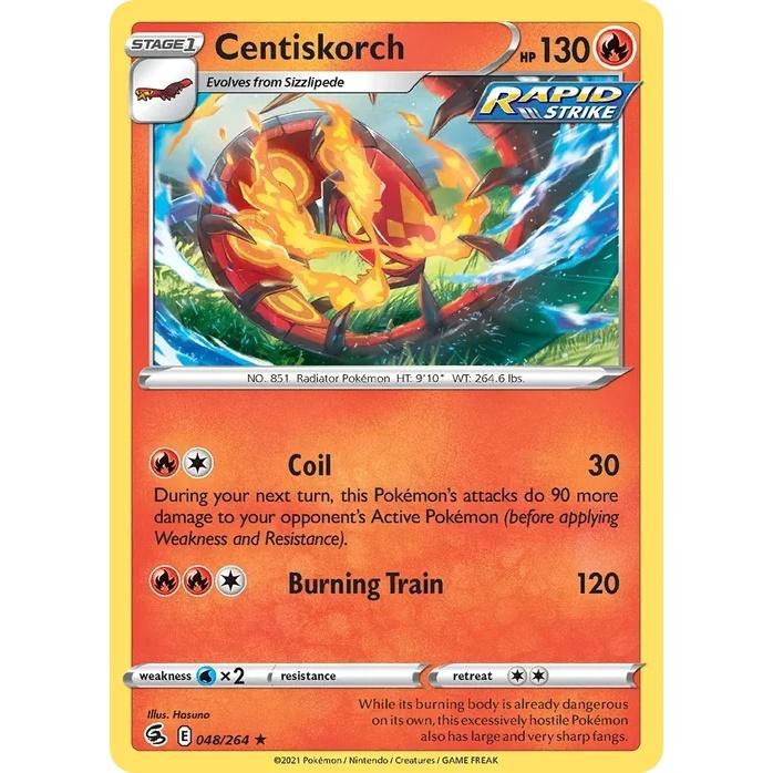 Centiskorch - Fusion Strike (Rare) [FST-48] English / Near Mint / Normal