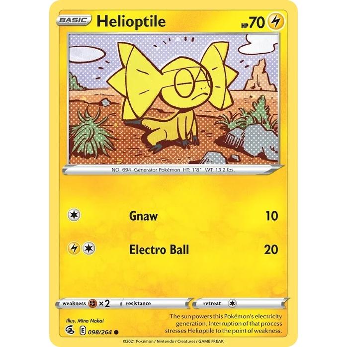 Helioptile - Fusion Strike (Common) [FST-98] English / Near Mint / Normal