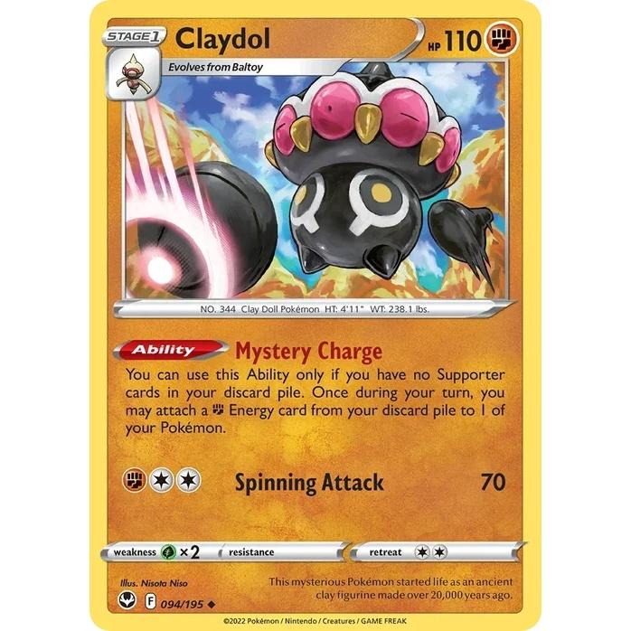 Claydol - Silver Tempest (Uncommon) [SIT-94] English / Near Mint / Normal