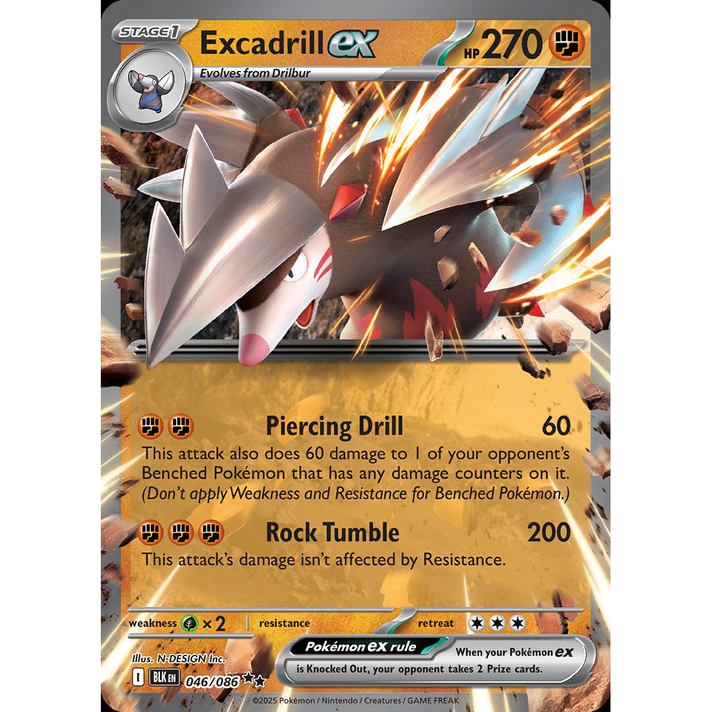 Excadrill ex 46/086 - Black Bolt