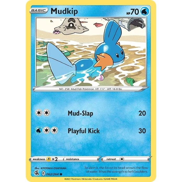 Mudkip - Fusion Strike (Common) [FST-62] English / Near Mint / Normal