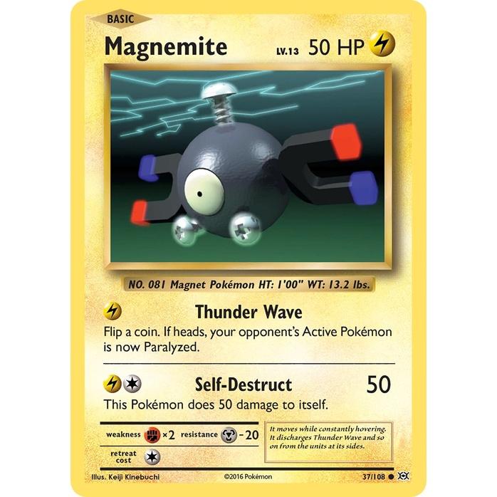 Magnemite - Evolutions (Common) [EVO-37] English / Near Mint / Normal