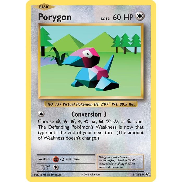 Porygon - Evolutions (Uncommon) [EVO-71] English / Near Mint / Normal