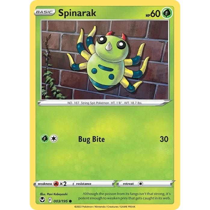 Spinarak - Silver Tempest (Common) [SIT-3] English / Near Mint / Normal