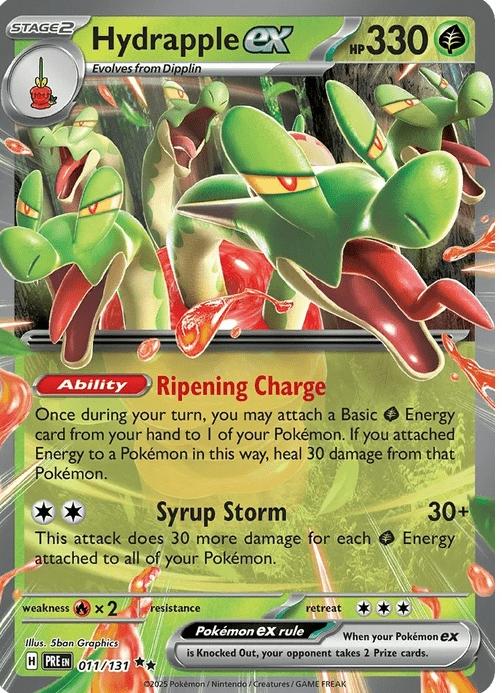Hydrapple ex - Prismatic Evolutions (Double Rare) [PRE-11] English / Near Mint / Normal