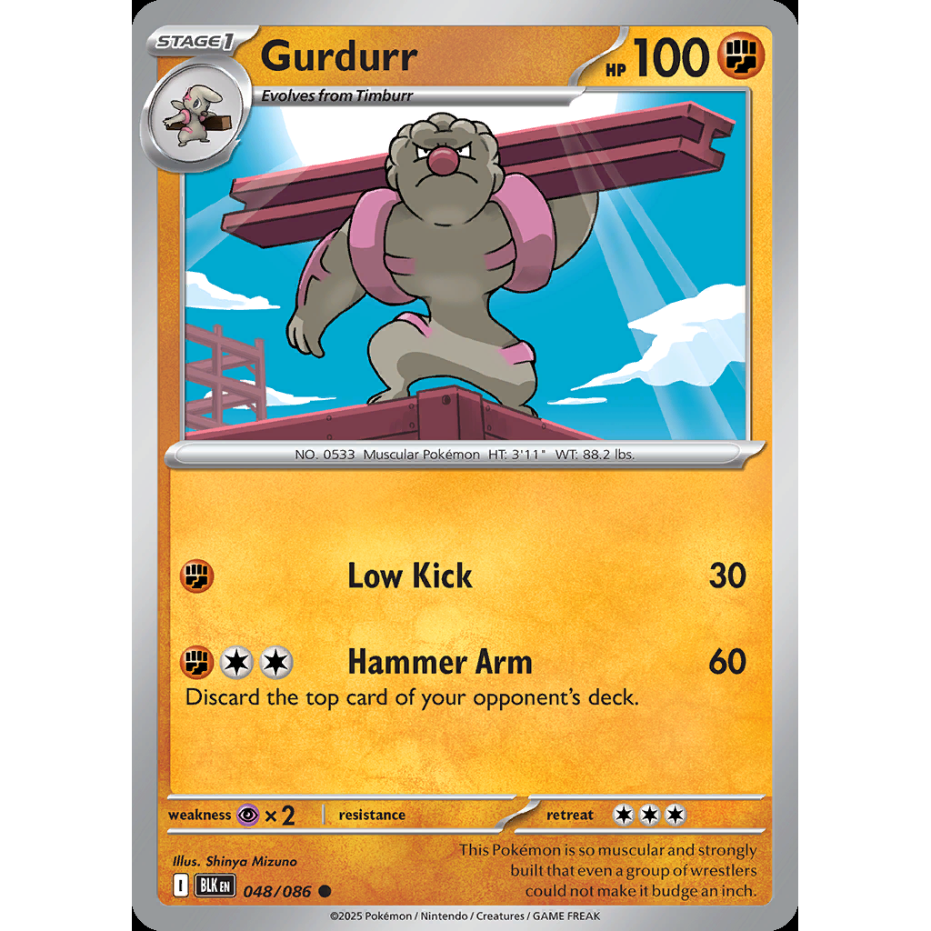 Gurdurr 48/086 - Black Bolt