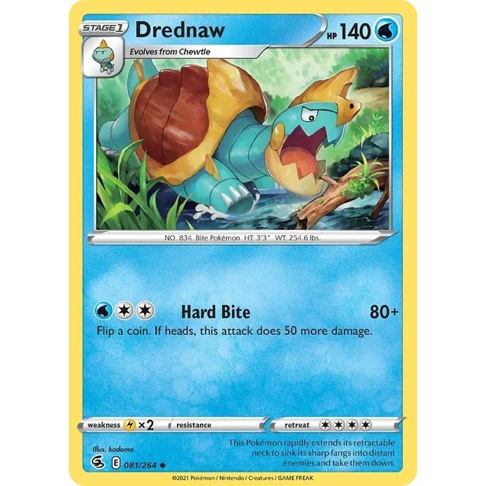 Drednaw - Fusion Strike (Uncommon) [FST-81] English / Near Mint / Normal