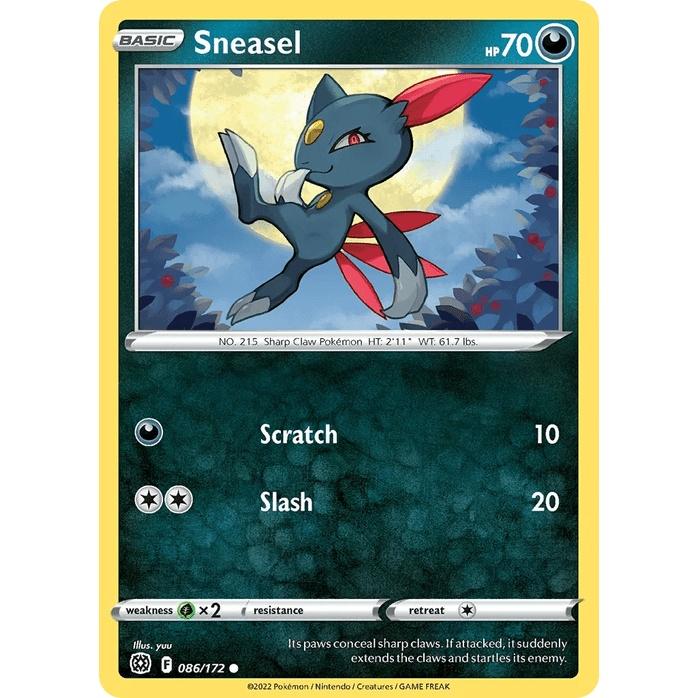 Sneasel 86/172 - Brilliant Stars (Engelsk / Near Mint)