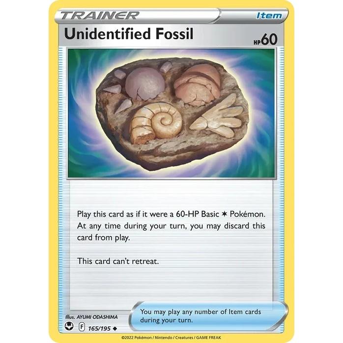 Unidentified Fossil - Silver Tempest (Uncommon) [SIT-165] English / Near Mint / Normal