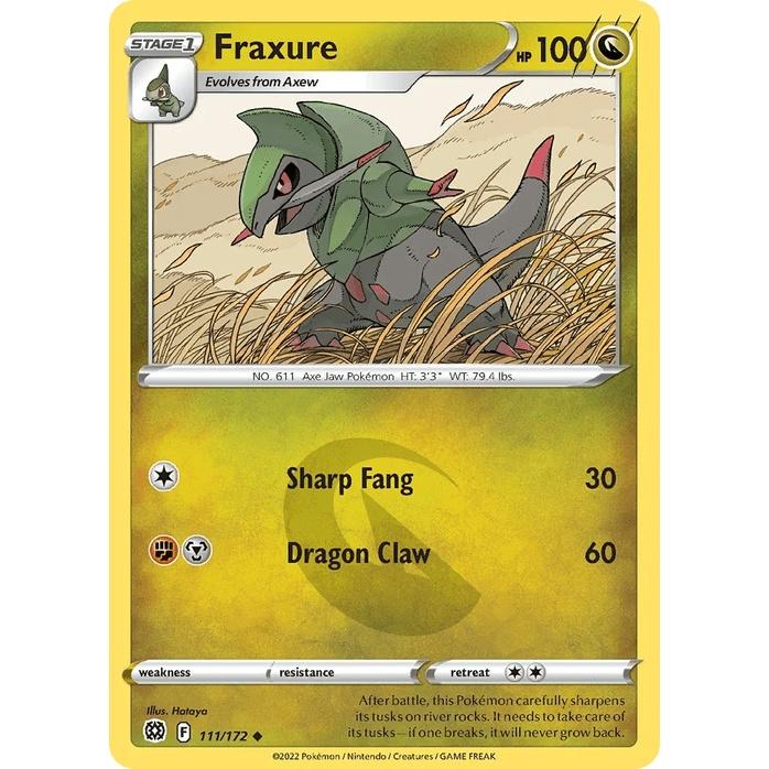 Fraxure 111/172 - Brilliant Stars (Engelsk / Near Mint)