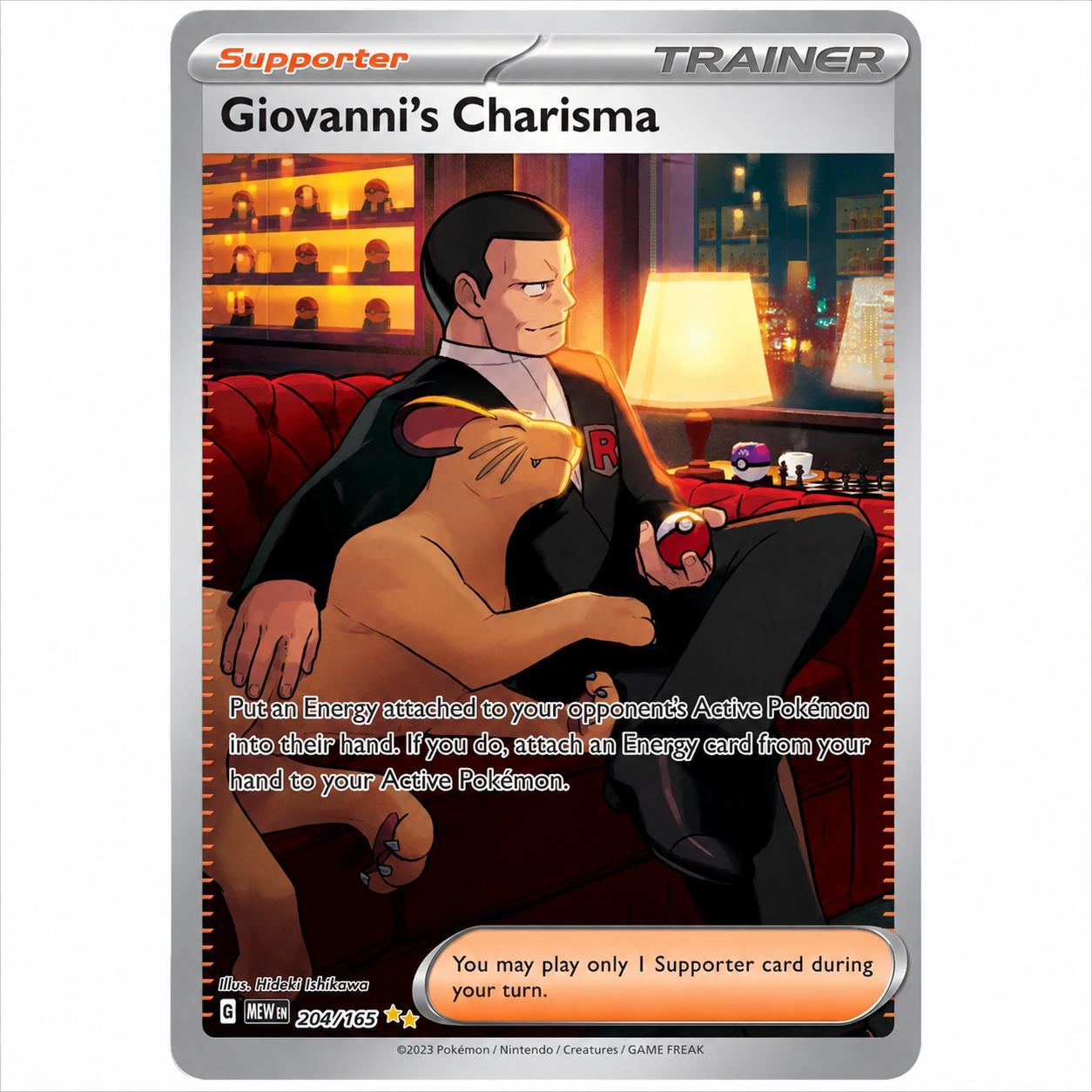 Giovanni's Charisma 204/165 - 151