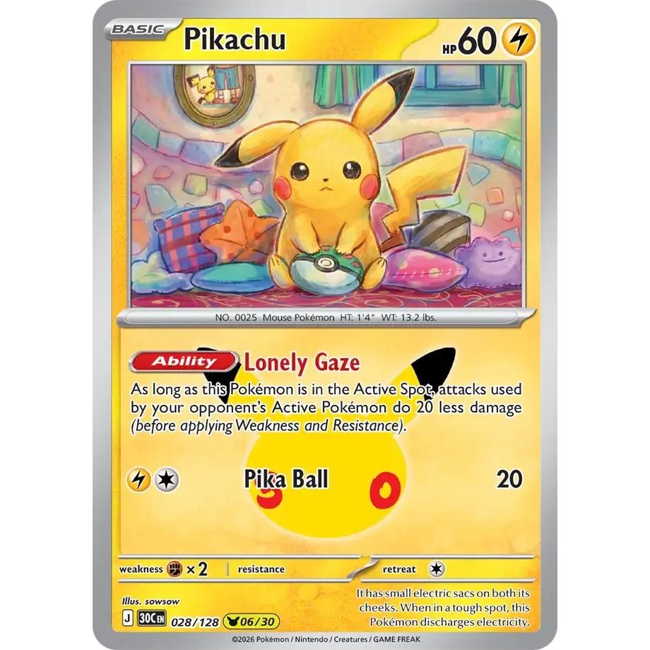 Pikachu - 30th Celebration (Pikachu Rare) [30C-28] English / Near Mint / Normal