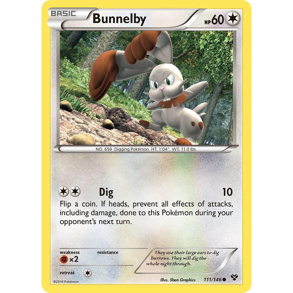 Bunnelby 111/146 - XY (Engelsk / Near Mint)