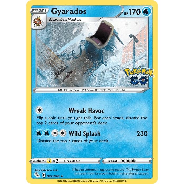 Gyarados - Pokémon GO (Holo Rare) [PGO-22] English / Near Mint / Normal