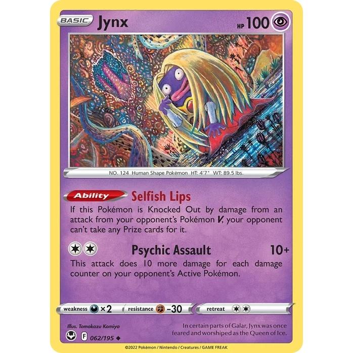 Jynx - Silver Tempest (Uncommon) [SIT-62] English / Near Mint / Normal