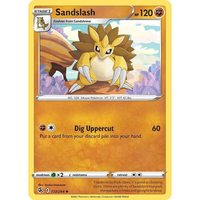 Sandslash - Fusion Strike (Uncommon) [FST-132] English / Near Mint / Normal
