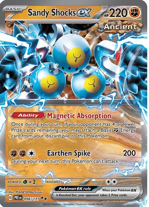Sandy Shocks ex - Prismatic Evolutions (Double Rare) [PRE-56] English / Near Mint / Normal