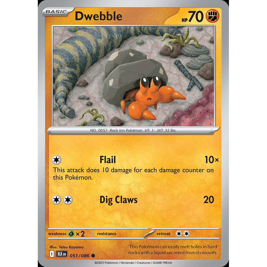 Dwebble 51/086 - Black Bolt