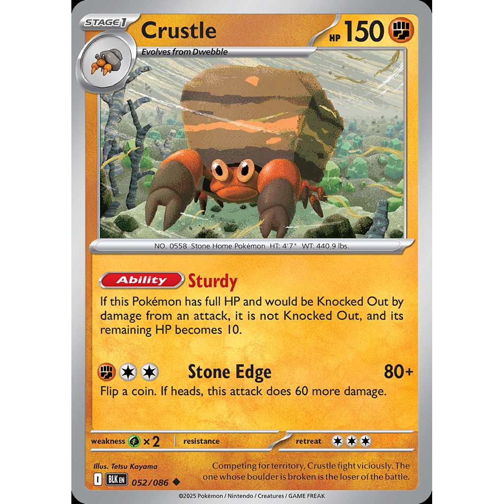 Crustle 52/086 - Black Bolt
