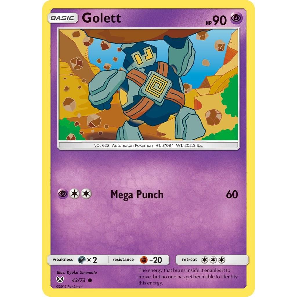 Golett 43/73 - Shining Legends (Engelsk / Near Mint)