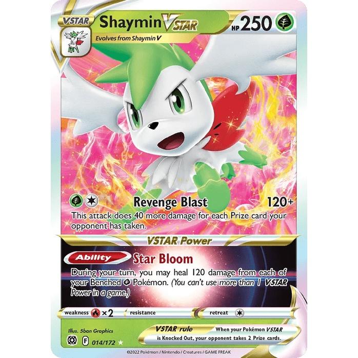 Shaymin VSTAR 14/172 [Holo] - Brilliant Stars (Engelsk / Near Mint)