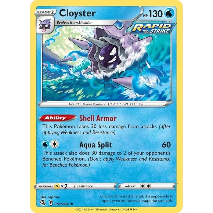 Cloyster - Fusion Strike (Rare) [FST-51] English / Near Mint / Normal