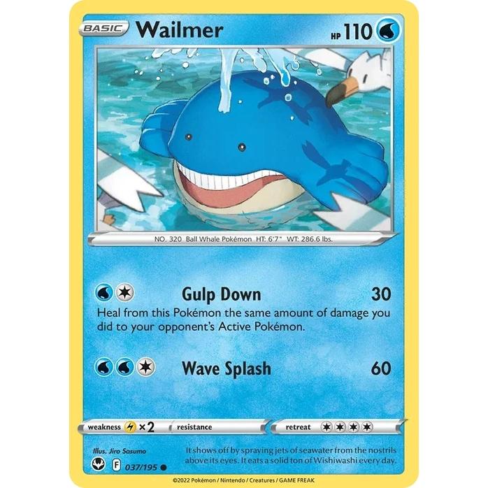 Wailmer - Silver Tempest (Common) [SIT-37] English / Near Mint / Normal