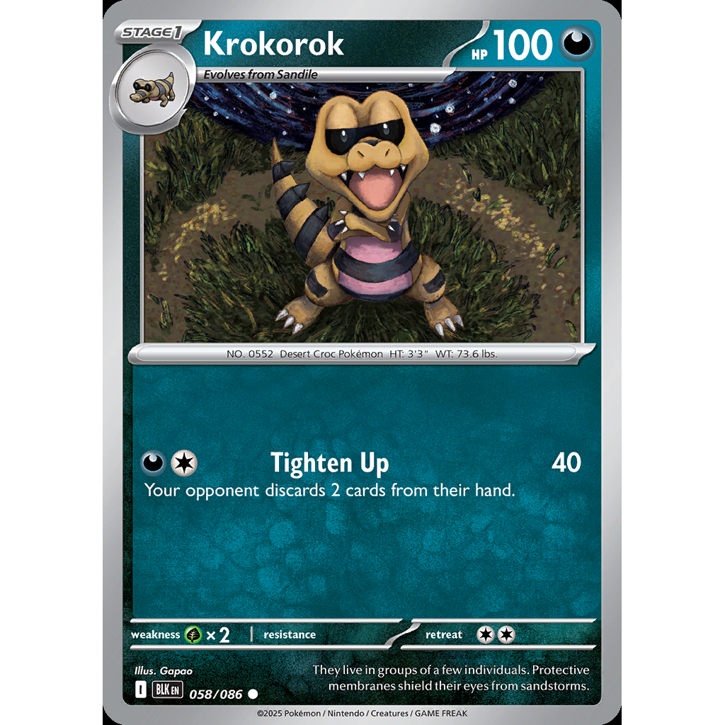 Krokorok 58/086 - Black Bolt
