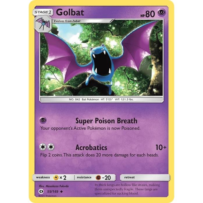 Golbat 55/149 - Sun & Moon Base Set (Engelsk / Near Mint)