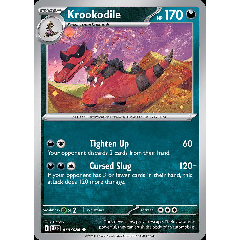 Krookodile 59/086 - Black Bolt