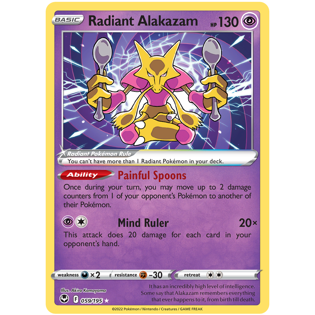 Radiant Alakazam 059/195 - Silver Tempest