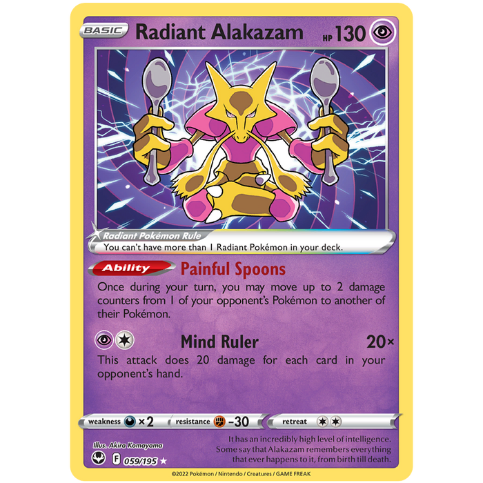 Radiant Alakazam 059/195 - Silver Tempest