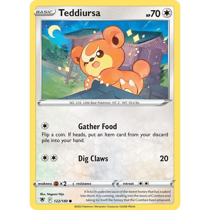 Teddiursa - Astral Radiance (Common) [ASR-122] English / Near Mint / Normal