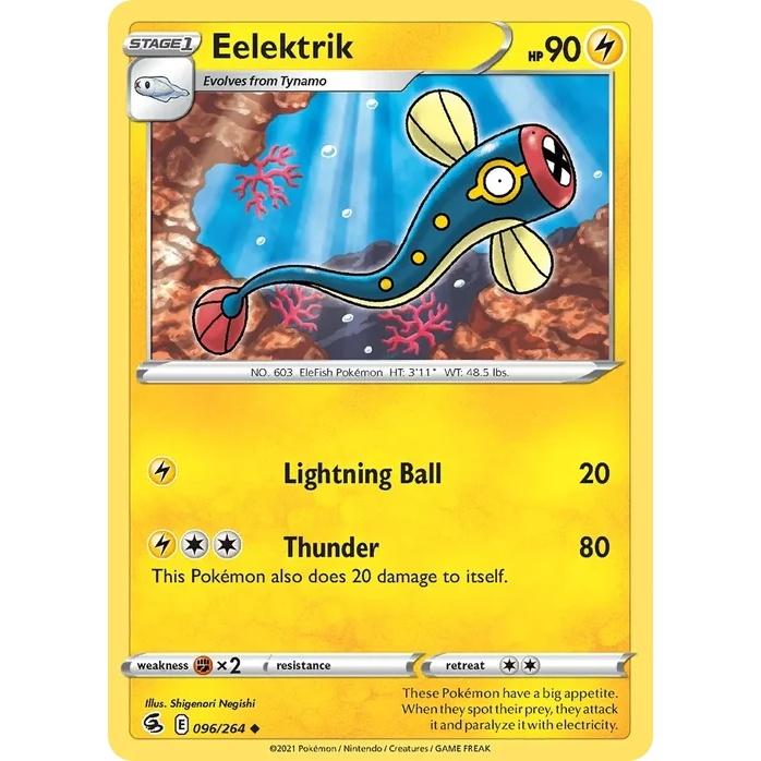 Eelektrik - Fusion Strike (Uncommon) [FST-96] English / Near Mint / Normal