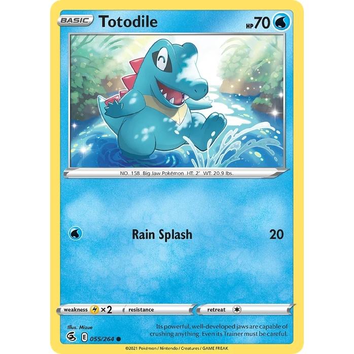Totodile - Fusion Strike (Common) [FST-55] English / Near Mint / Normal