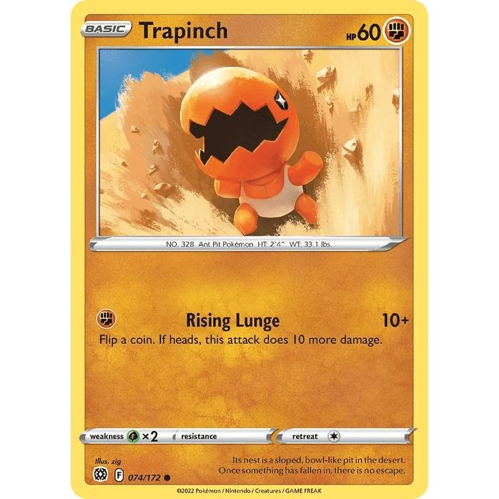 Trapinch 74/172 - Brilliant Stars (Engelsk / Near Mint)