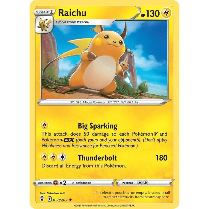 Raichu - Evolving Skies (Holo Rare) [EVS-50] English / Near Mint / Normal