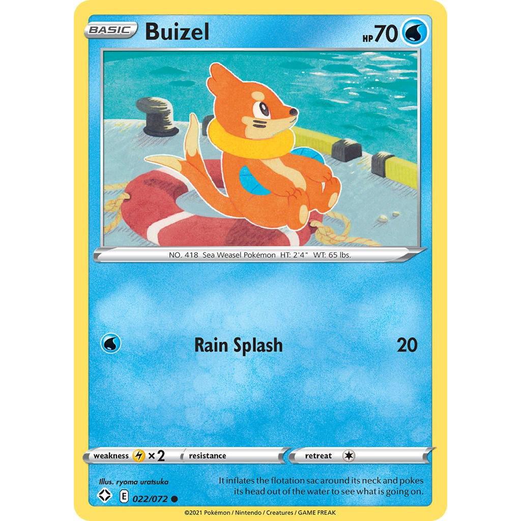 Buizel 22/72 - Shining Fates (Engelsk / Near Mint)