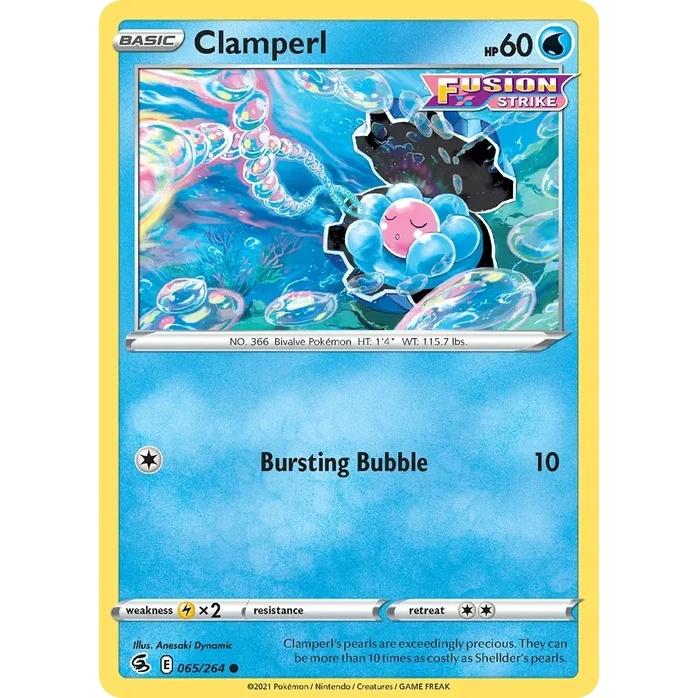 Clamperl - Fusion Strike (Common) [FST-65] English / Near Mint / Normal