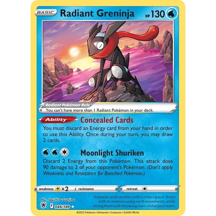 Radiant Greninja - Astral Radiance (Radiant Rare) [ASR-46] English / Near Mint / Normal